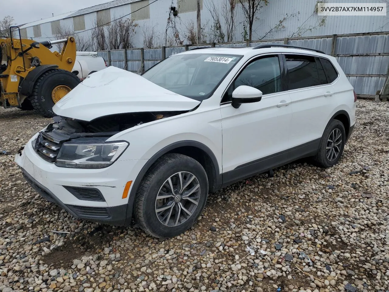 2019 Volkswagen Tiguan Se VIN: 3VV2B7AX7KM114957 Lot: 79053014