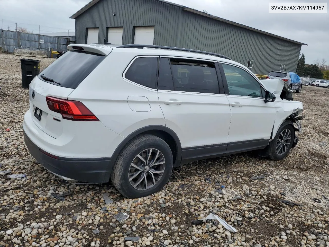 2019 Volkswagen Tiguan Se VIN: 3VV2B7AX7KM114957 Lot: 79053014