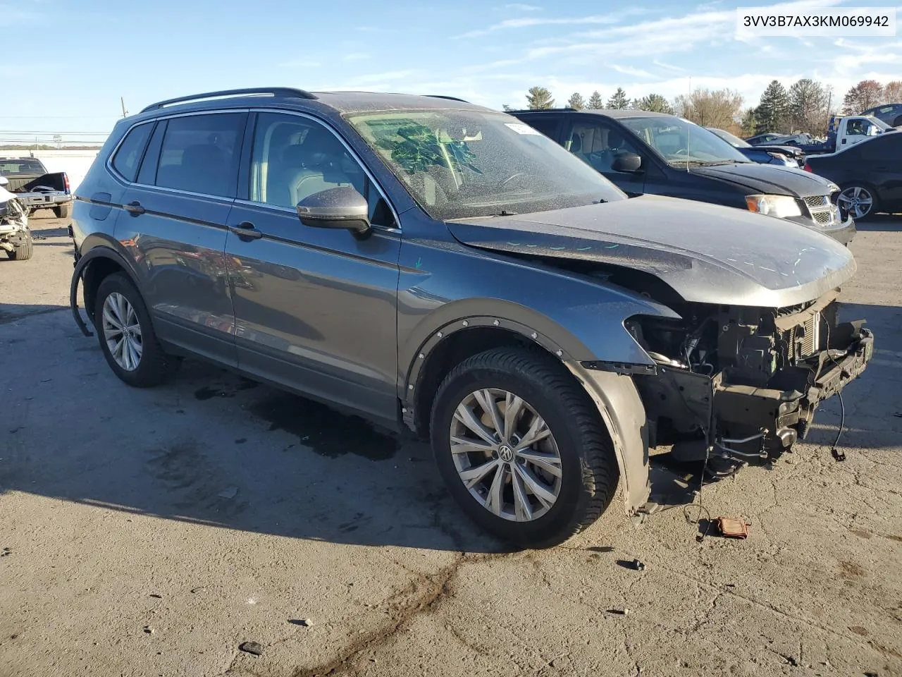 2019 Volkswagen Tiguan Se VIN: 3VV3B7AX3KM069942 Lot: 79211824