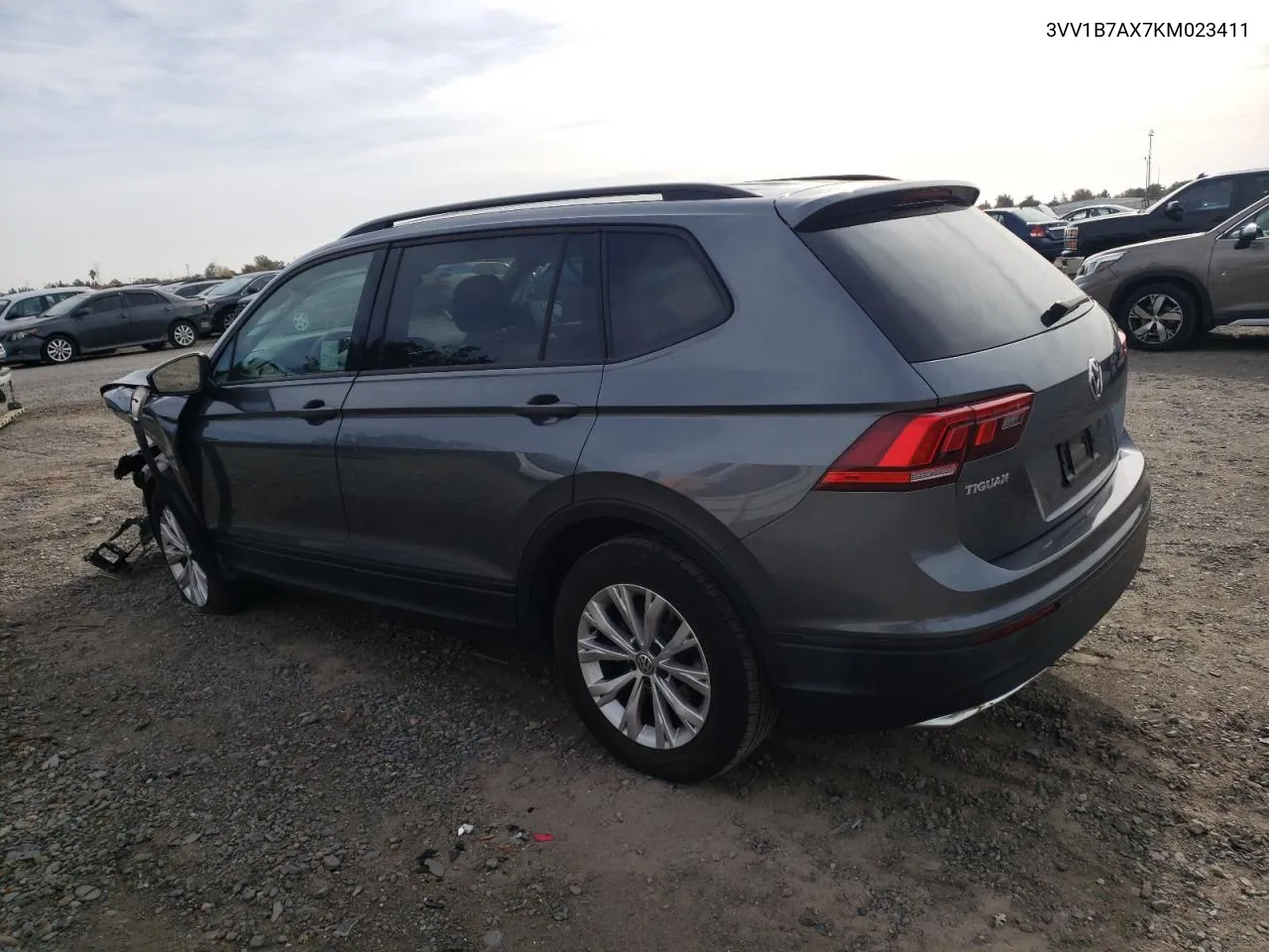 2019 Volkswagen Tiguan S VIN: 3VV1B7AX7KM023411 Lot: 79250654