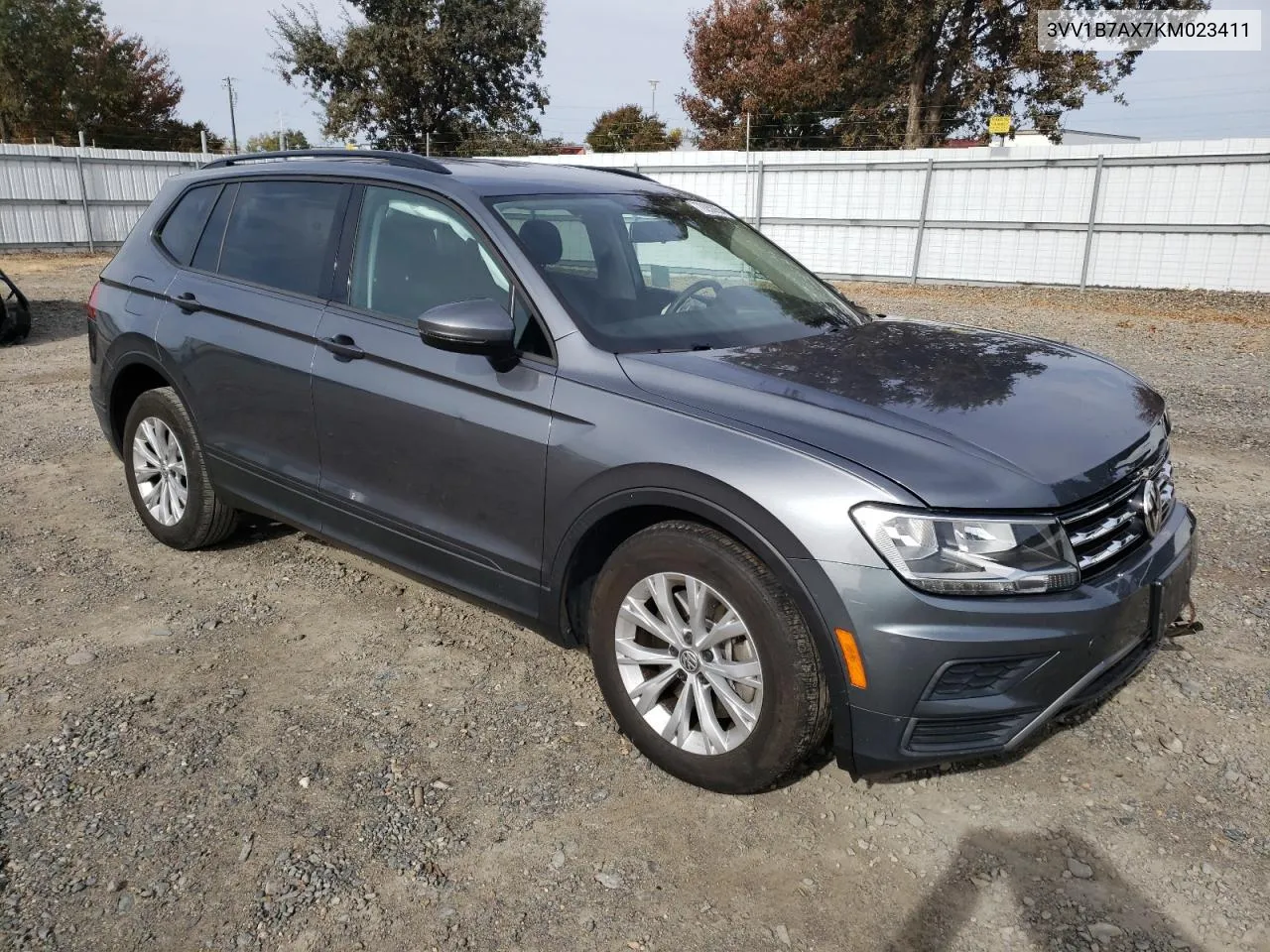 2019 Volkswagen Tiguan S VIN: 3VV1B7AX7KM023411 Lot: 79250654