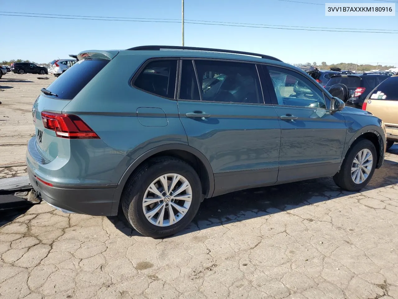 2019 Volkswagen Tiguan S VIN: 3VV1B7AXXKM180916 Lot: 79507054