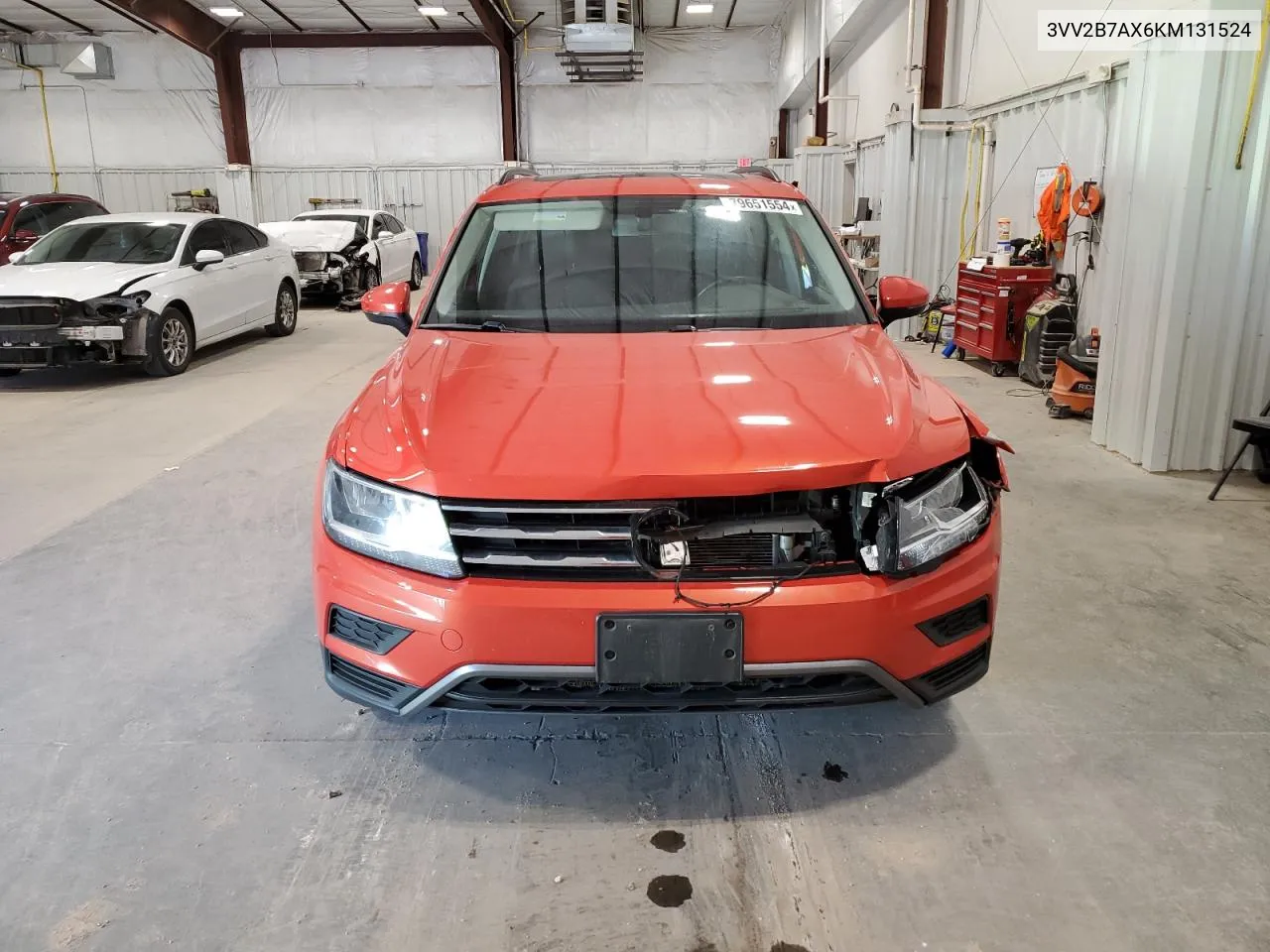 2019 Volkswagen Tiguan Se VIN: 3VV2B7AX6KM131524 Lot: 79651554