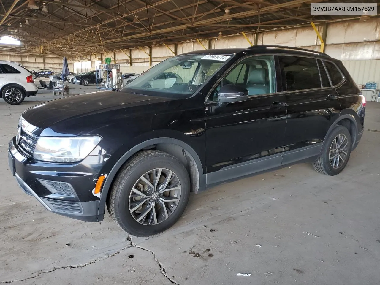 2019 Volkswagen Tiguan Se VIN: 3VV3B7AX8KM157529 Lot: 79669714