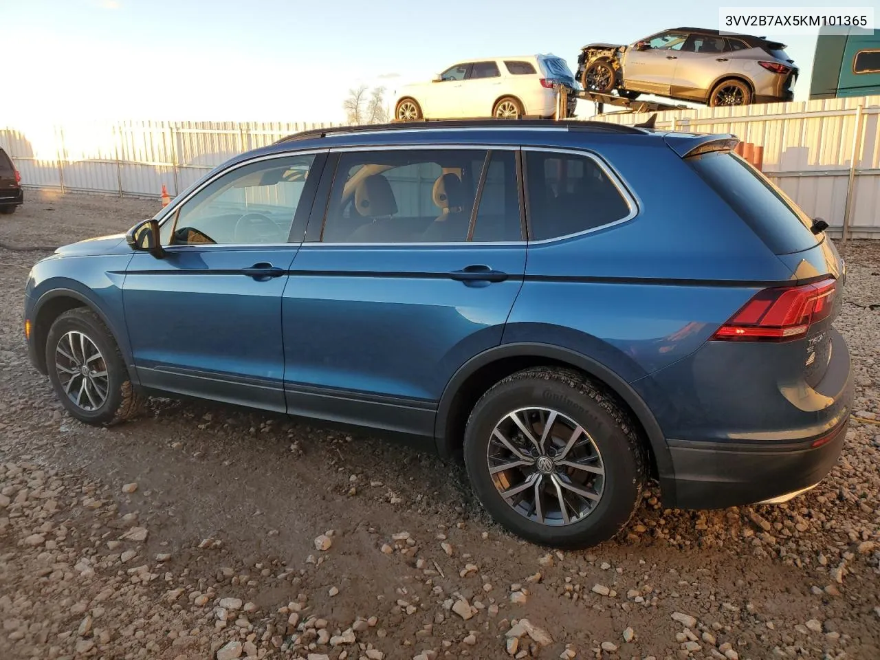 2019 Volkswagen Tiguan Se VIN: 3VV2B7AX5KM101365 Lot: 79692804