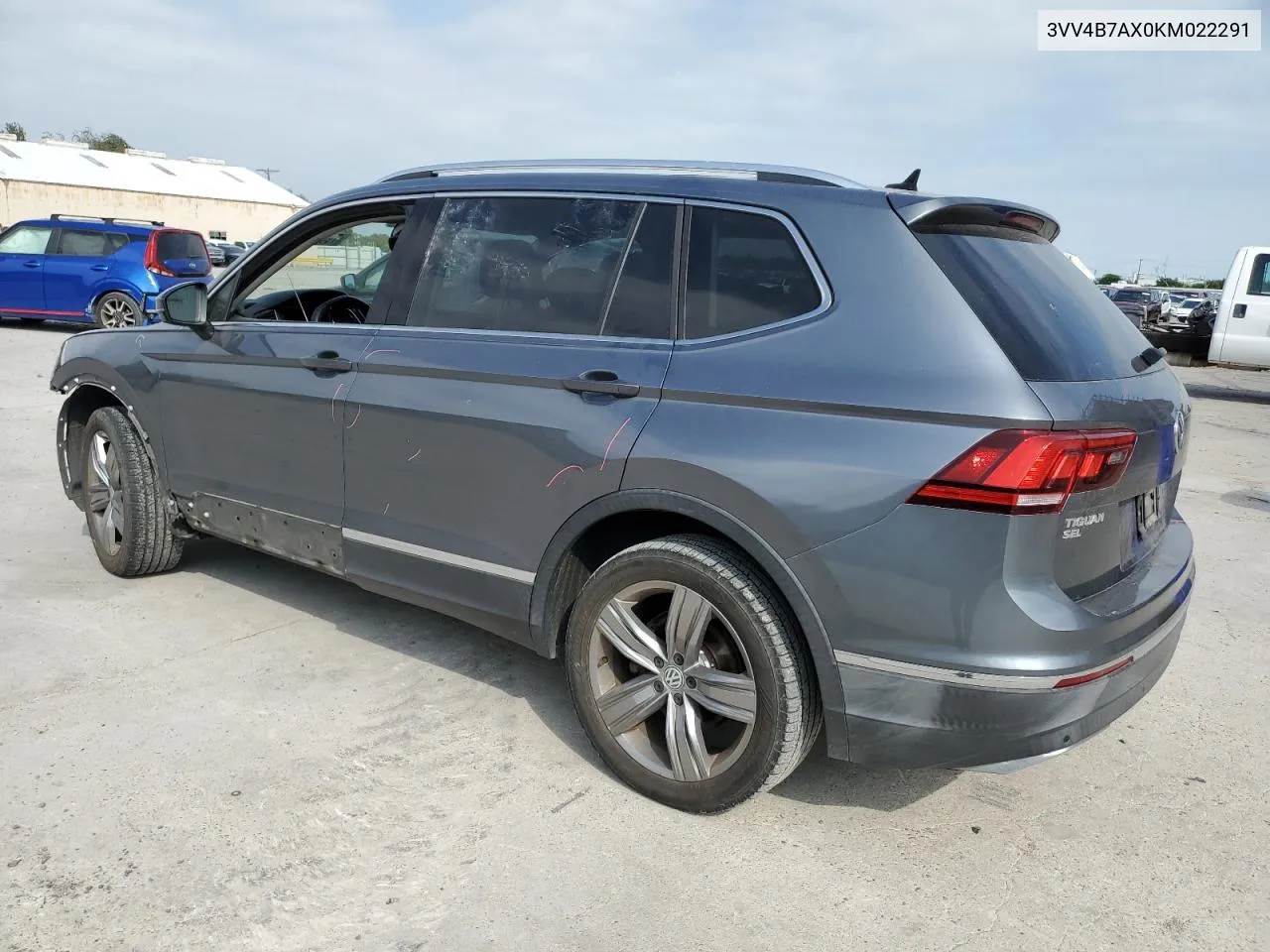 2019 Volkswagen Tiguan Sel Premium VIN: 3VV4B7AX0KM022291 Lot: 79698584