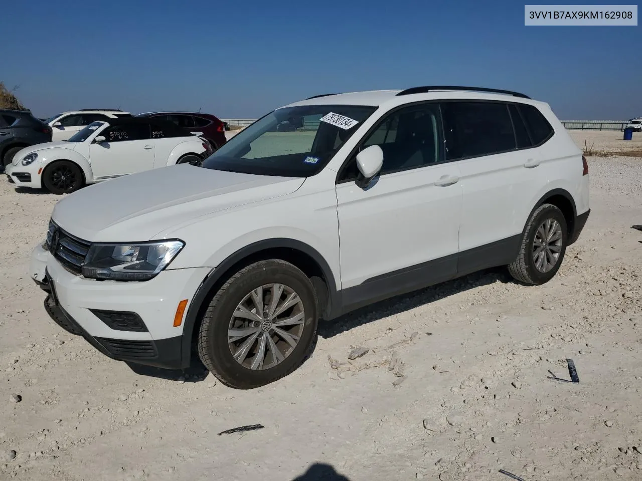 2019 Volkswagen Tiguan S VIN: 3VV1B7AX9KM162908 Lot: 79730134