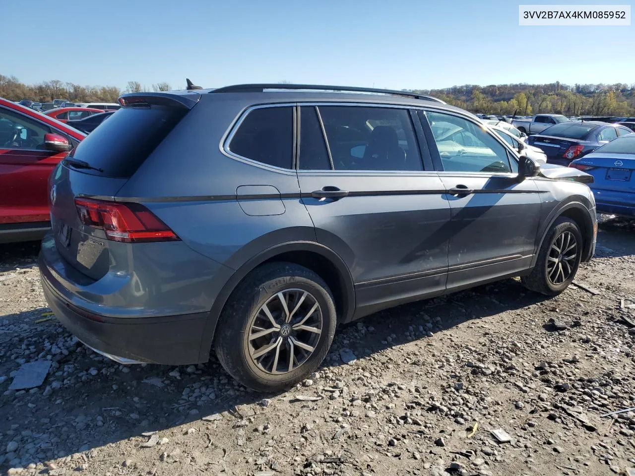 2019 Volkswagen Tiguan Se VIN: 3VV2B7AX4KM085952 Lot: 80218414