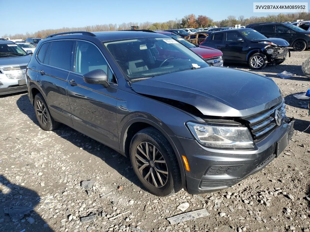 2019 Volkswagen Tiguan Se VIN: 3VV2B7AX4KM085952 Lot: 80218414