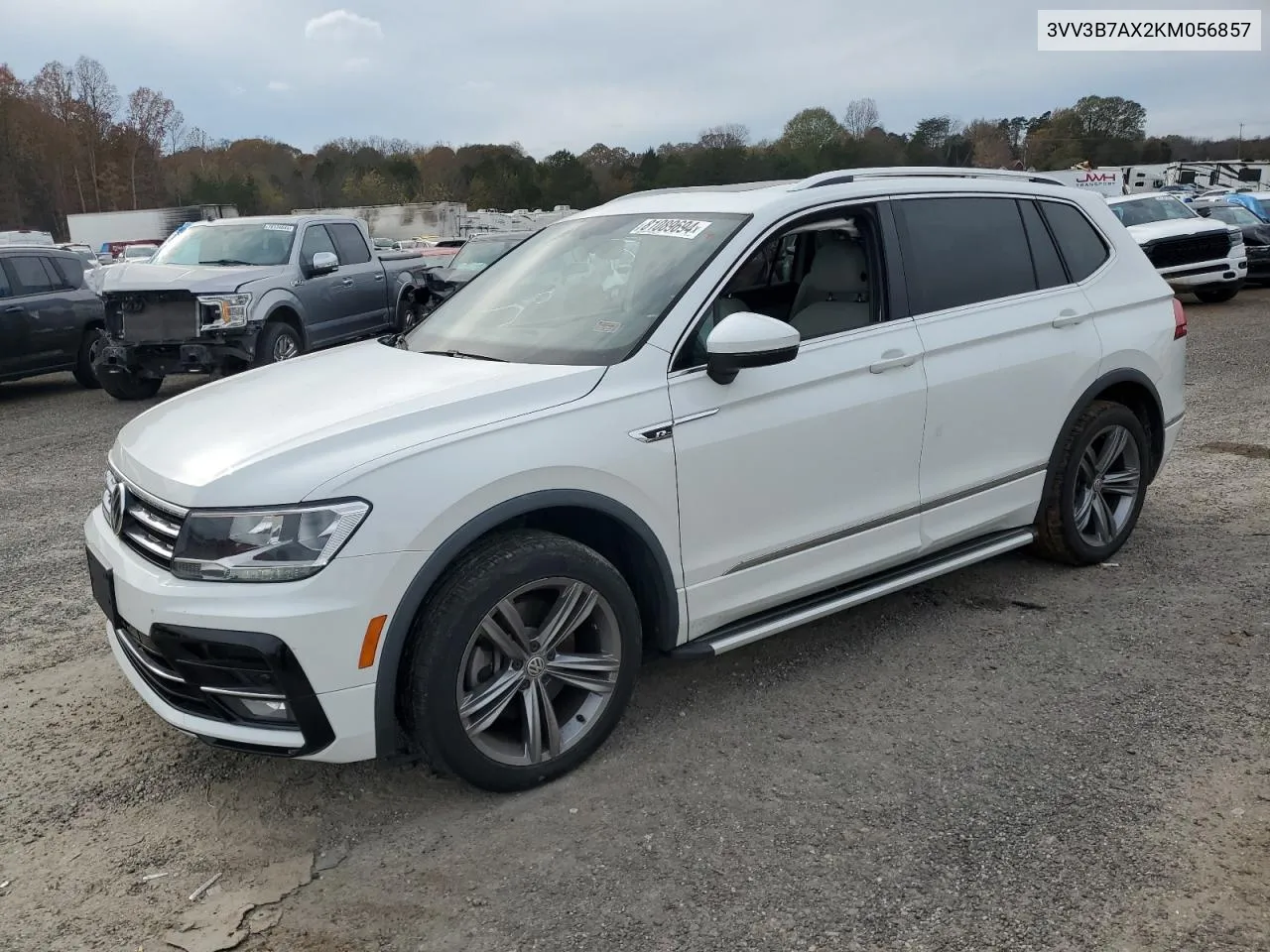 2019 Volkswagen Tiguan Se VIN: 3VV3B7AX2KM056857 Lot: 81089694