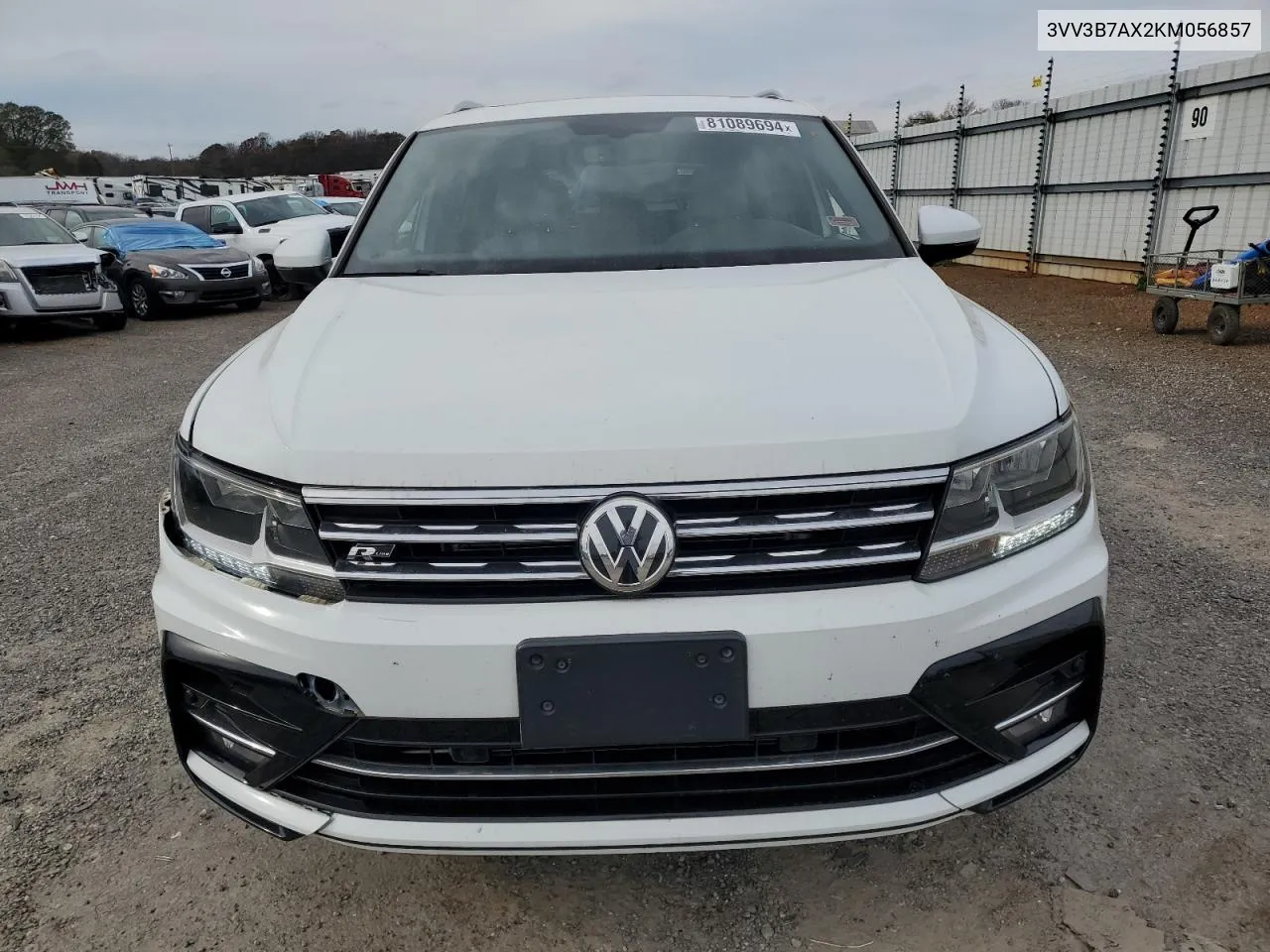 2019 Volkswagen Tiguan Se VIN: 3VV3B7AX2KM056857 Lot: 81089694