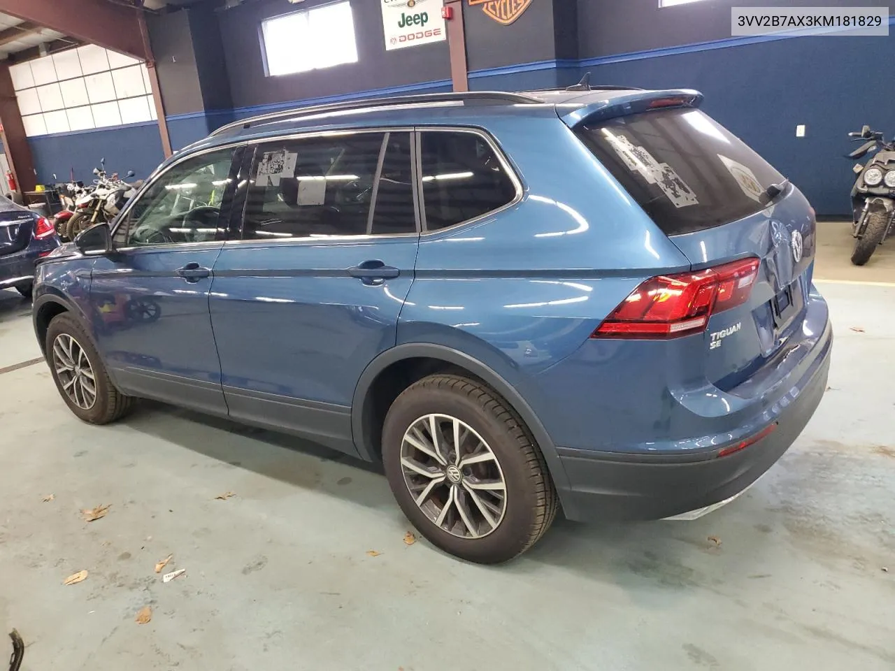 2019 Volkswagen Tiguan Se VIN: 3VV2B7AX3KM181829 Lot: 81664844