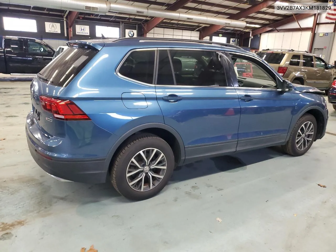 2019 Volkswagen Tiguan Se VIN: 3VV2B7AX3KM181829 Lot: 81664844