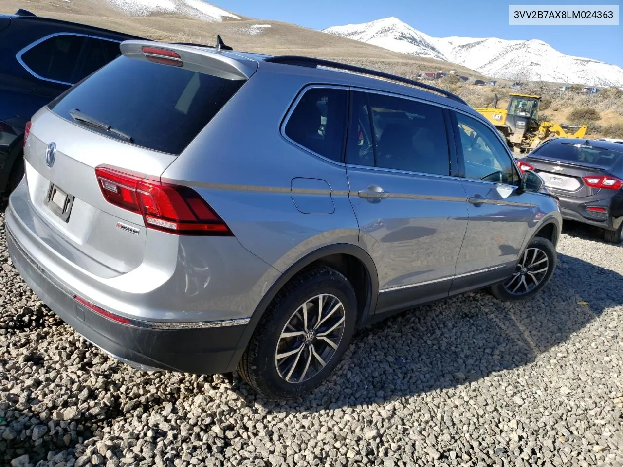 2020 Volkswagen Tiguan Se VIN: 3VV2B7AX8LM024363 Lot: 48384364