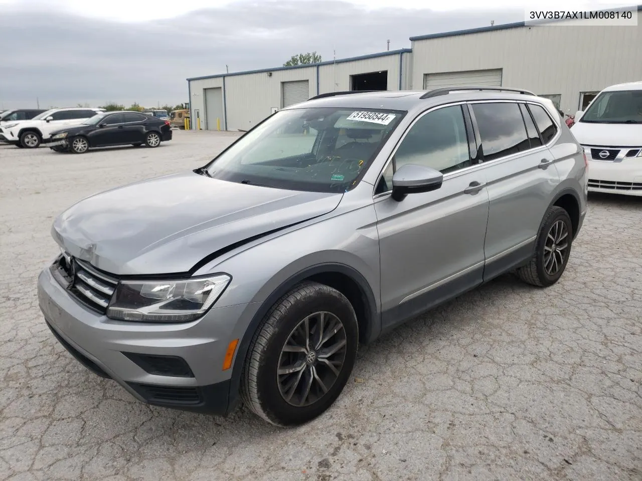 2020 Volkswagen Tiguan Se VIN: 3VV3B7AX1LM008140 Lot: 51950544