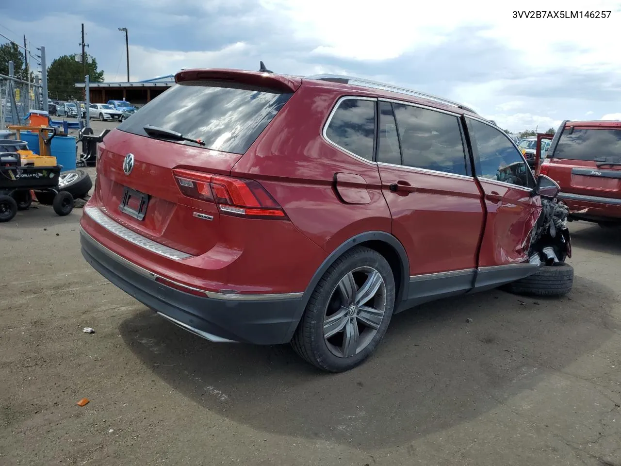 2020 Volkswagen Tiguan Se VIN: 3VV2B7AX5LM146257 Lot: 58915364