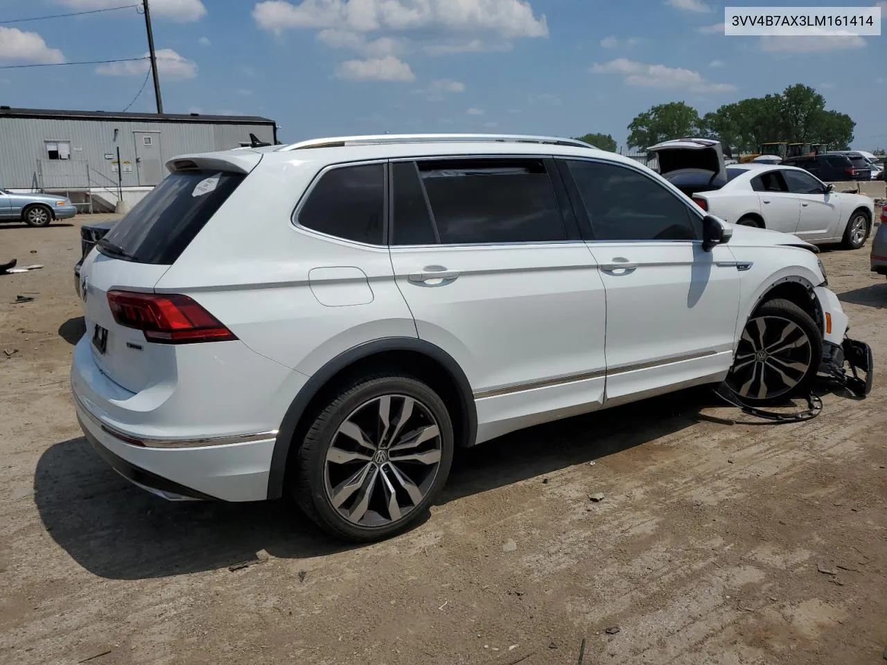 3VV4B7AX3LM161414 2020 Volkswagen Tiguan Sel Premium R-Line