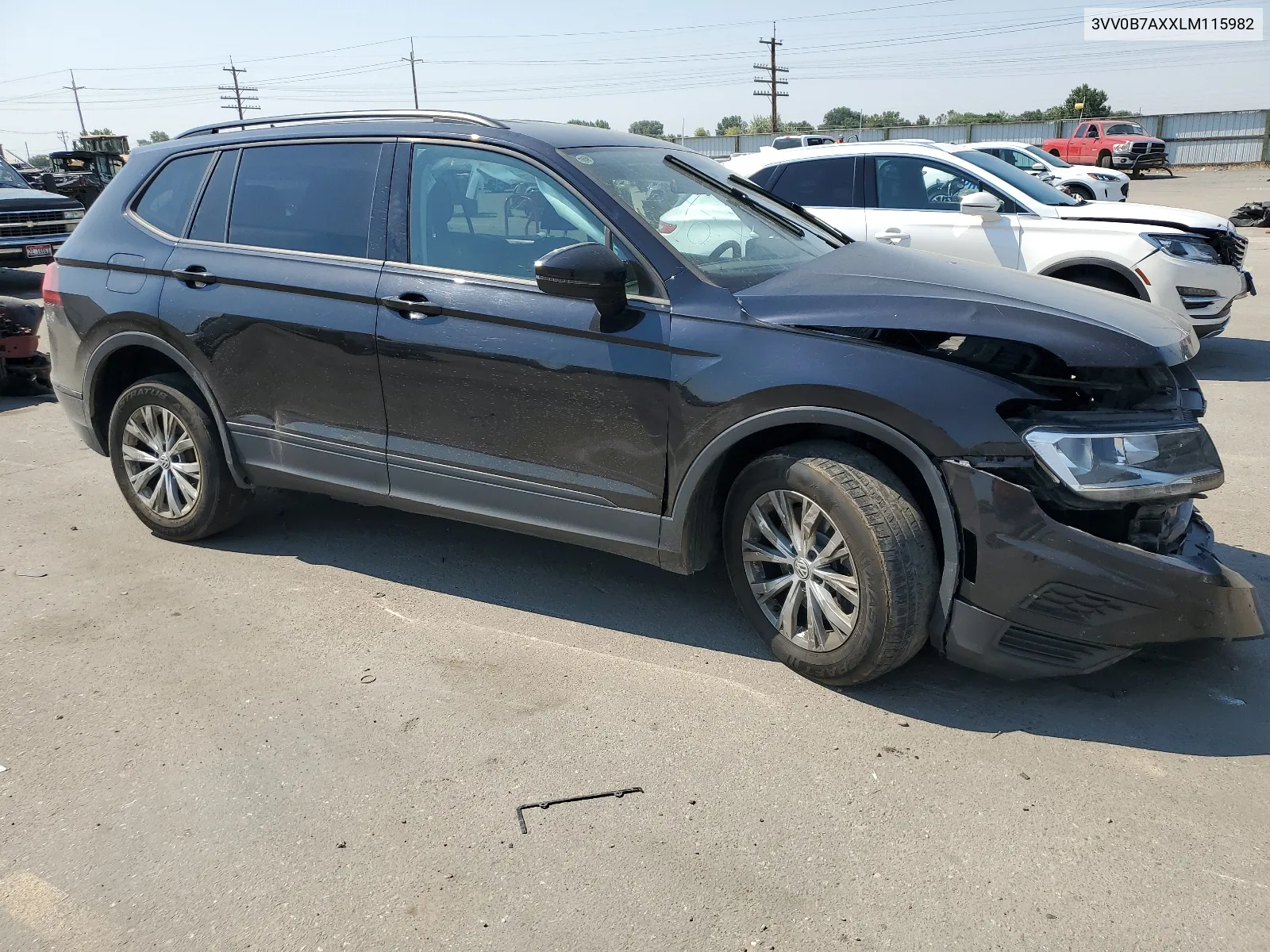 2020 Volkswagen Tiguan S VIN: 3VV0B7AXXLM115982 Lot: 62549434