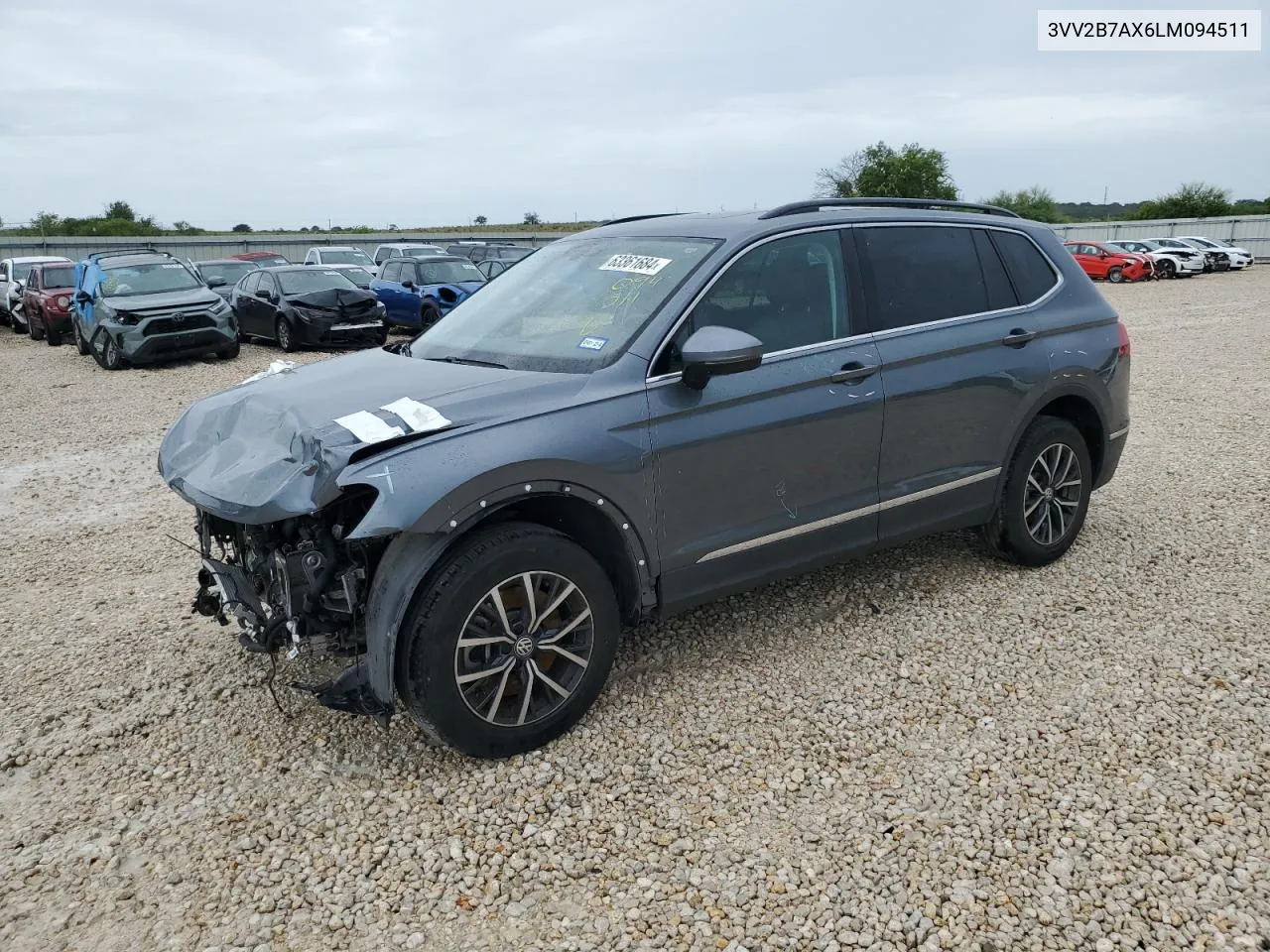 3VV2B7AX6LM094511 2020 Volkswagen Tiguan Se