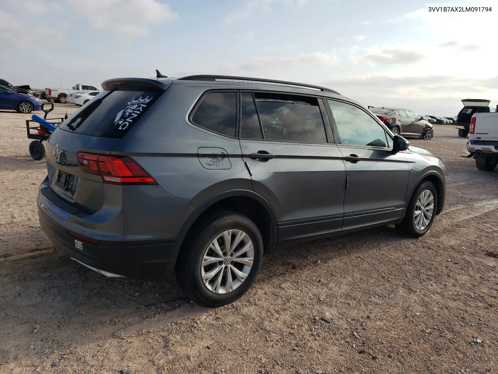 3VV1B7AX2LM091794 2020 Volkswagen Tiguan S