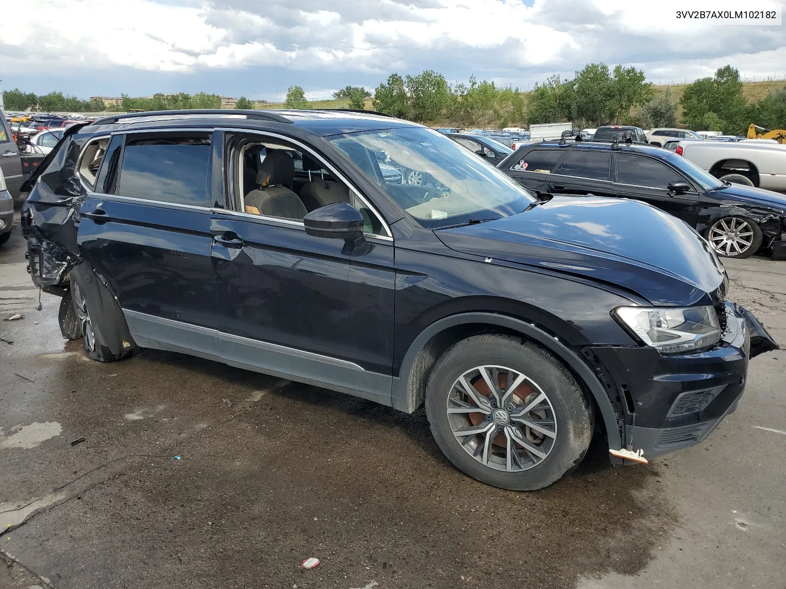 2020 Volkswagen Tiguan Se VIN: 3VV2B7AX0LM102182 Lot: 65573784