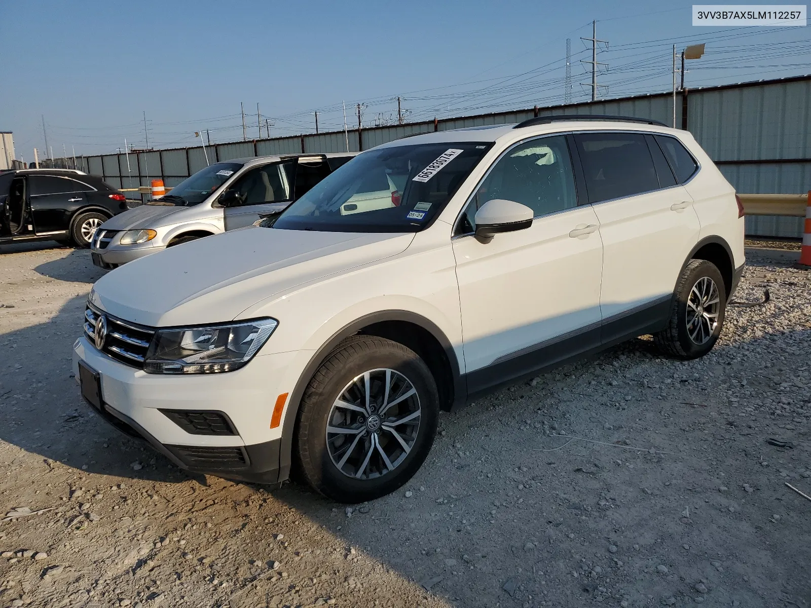 2020 Volkswagen Tiguan Se VIN: 3VV3B7AX5LM112257 Lot: 66183074