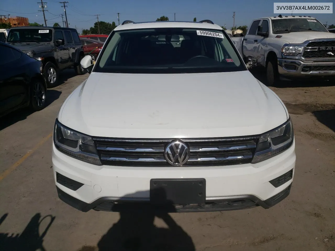 2020 Volkswagen Tiguan Se VIN: 3VV3B7AX4LM002672 Lot: 69345124