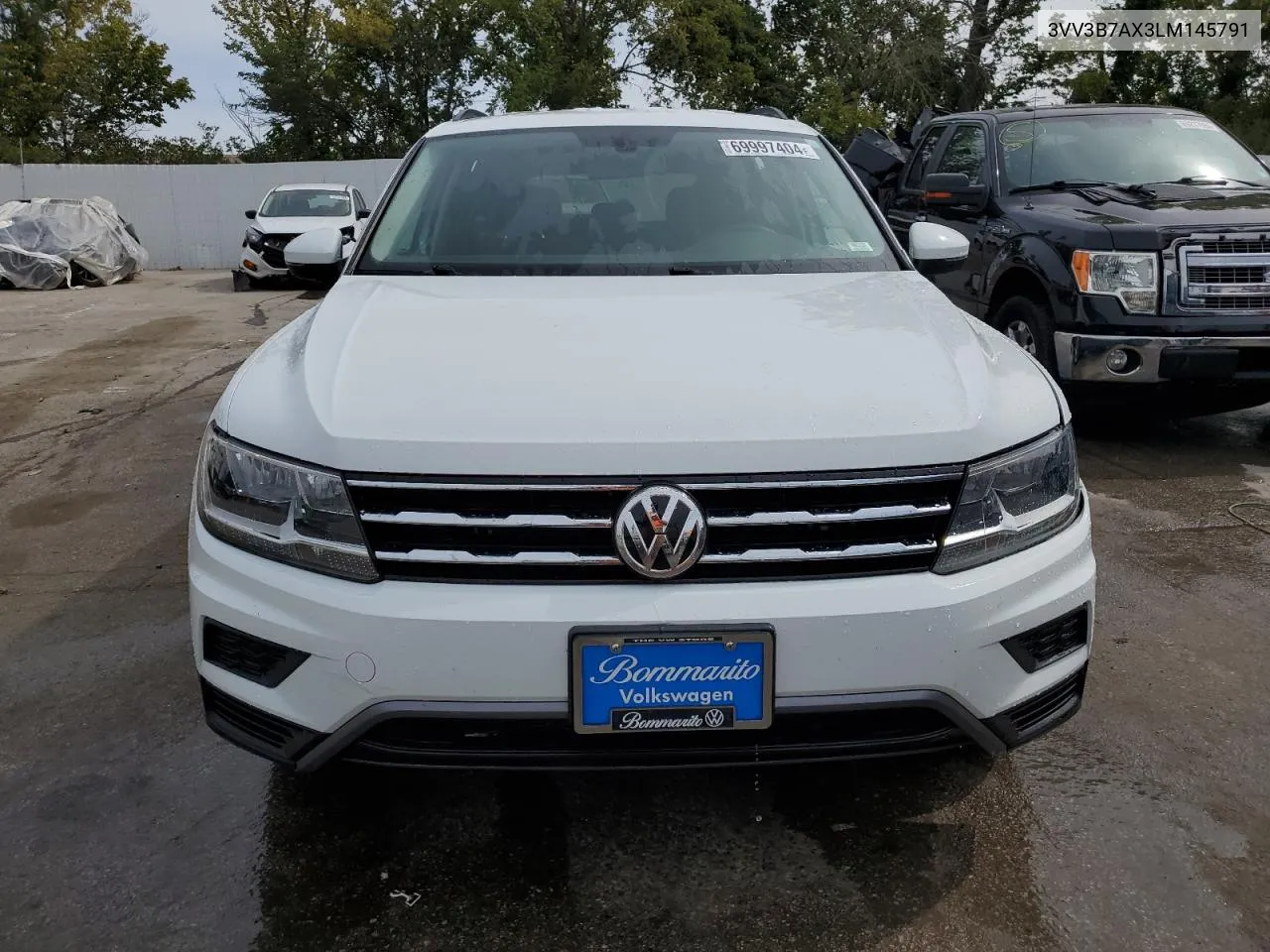 2020 Volkswagen Tiguan Se VIN: 3VV3B7AX3LM145791 Lot: 69997404