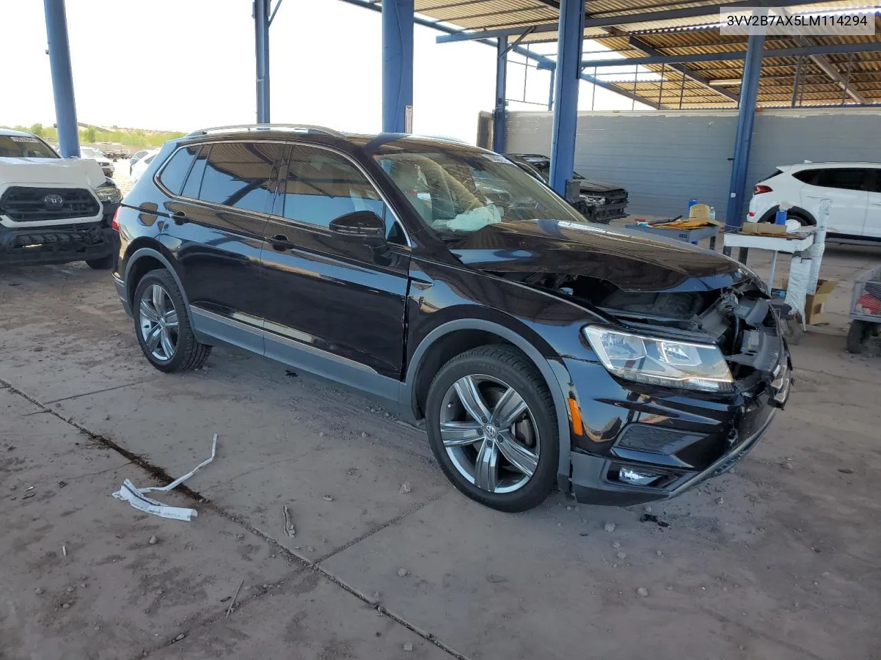 2020 Volkswagen Tiguan Se VIN: 3VV2B7AX5LM114294 Lot: 70083124