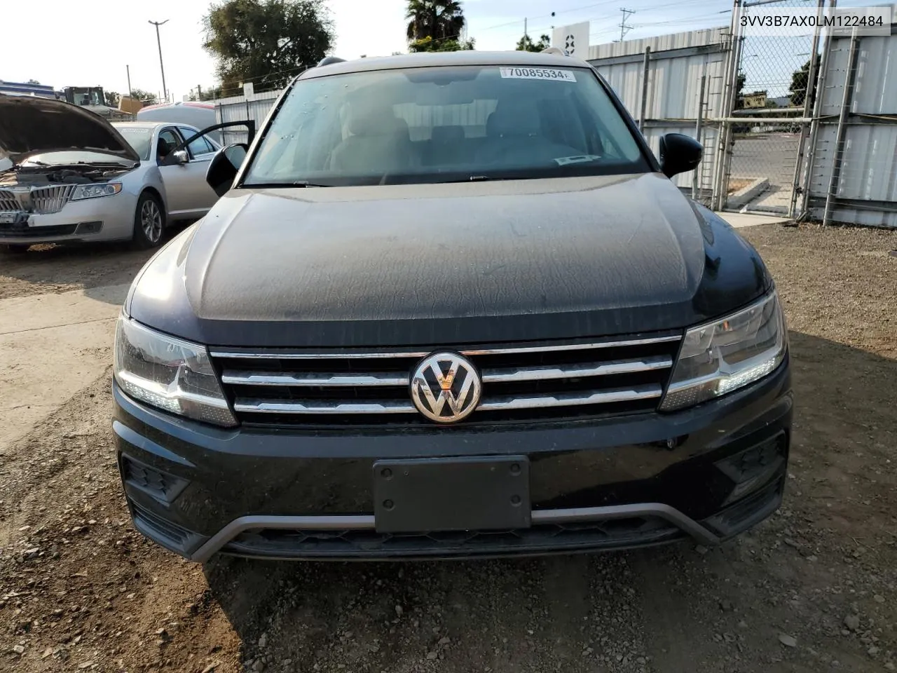 2020 Volkswagen Tiguan Se VIN: 3VV3B7AX0LM122484 Lot: 70085534