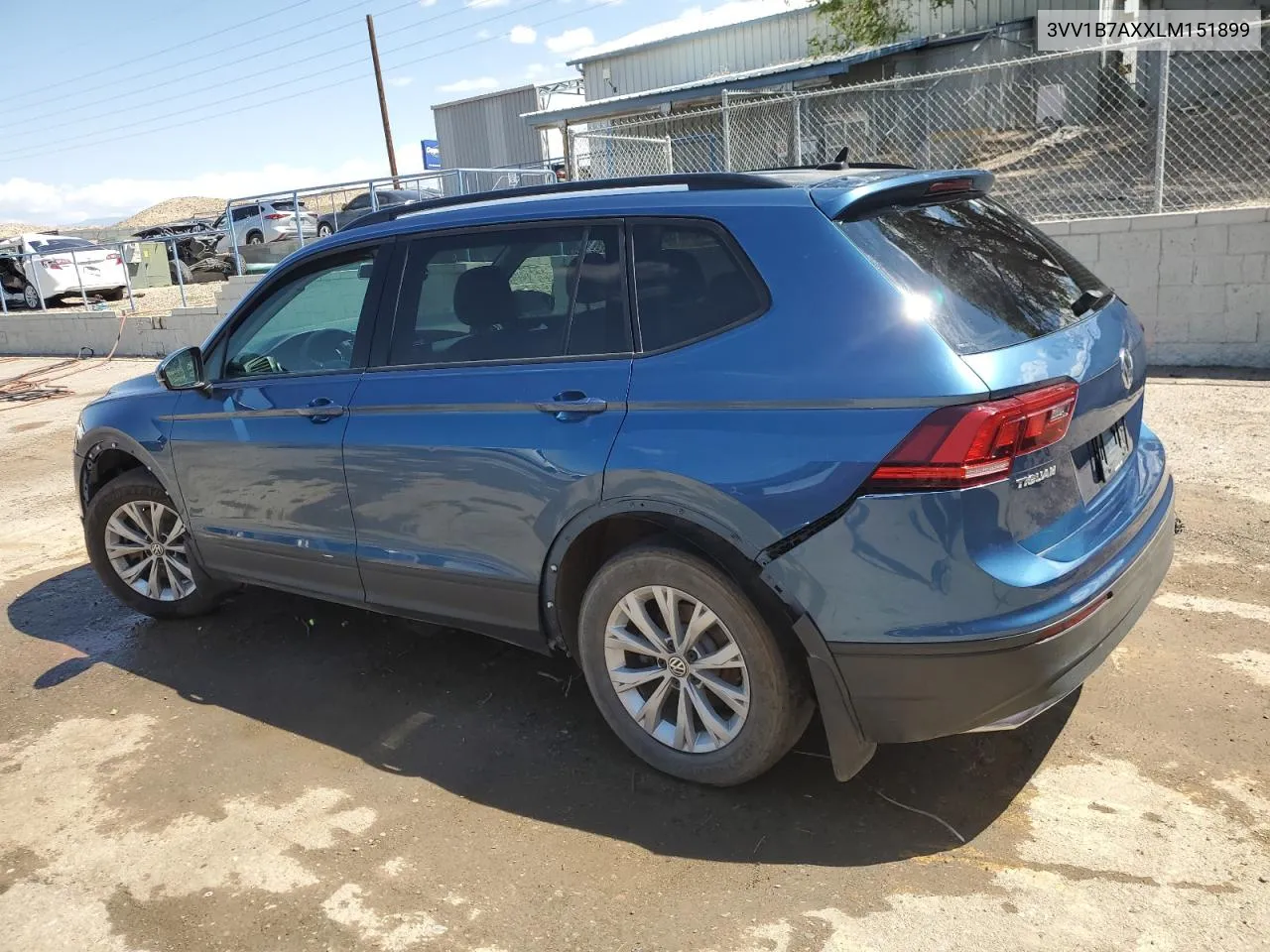 2020 Volkswagen Tiguan S VIN: 3VV1B7AXXLM151899 Lot: 70265524