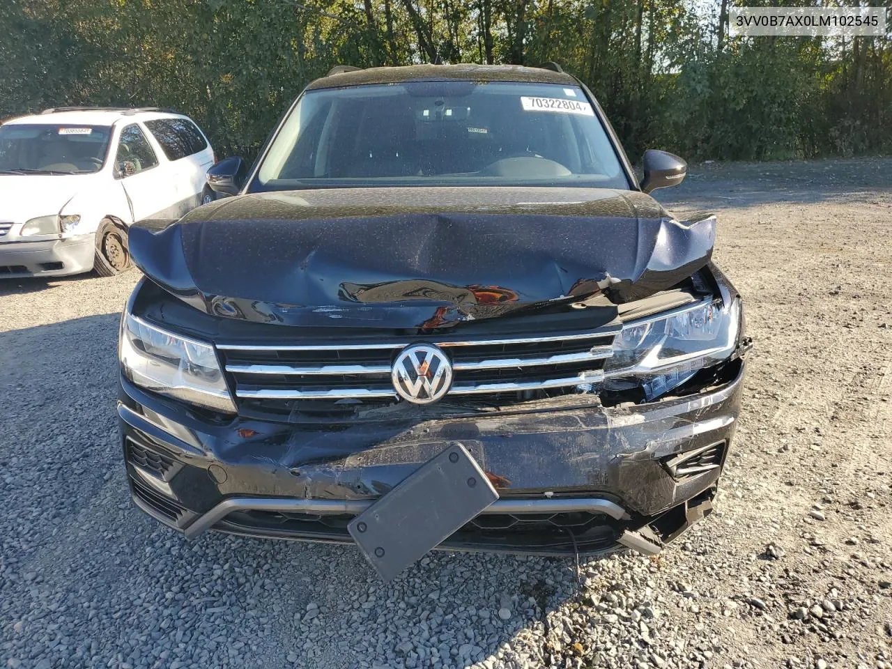 3VV0B7AX0LM102545 2020 Volkswagen Tiguan S