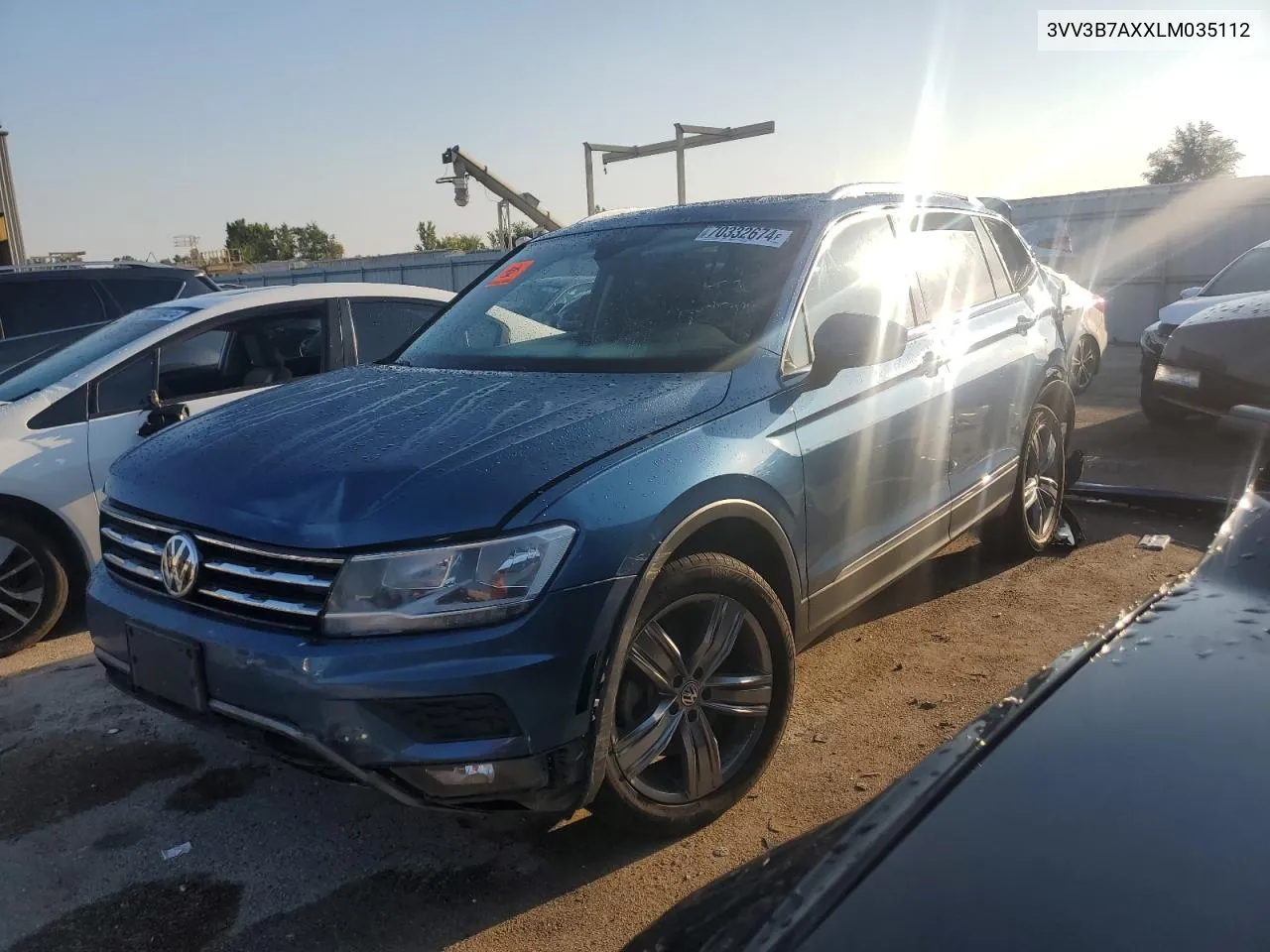 2020 Volkswagen Tiguan Se VIN: 3VV3B7AXXLM035112 Lot: 70332674