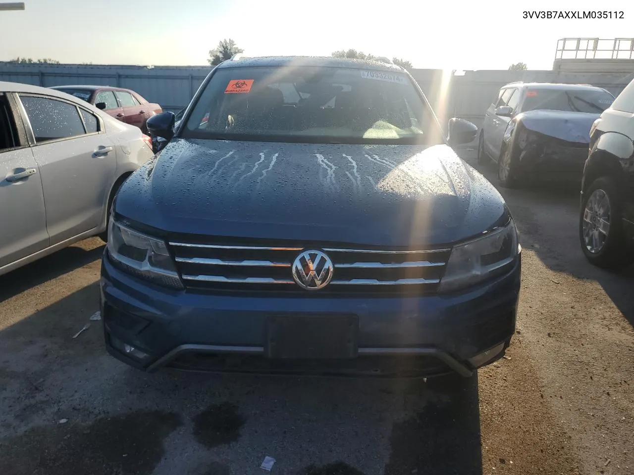 2020 Volkswagen Tiguan Se VIN: 3VV3B7AXXLM035112 Lot: 70332674