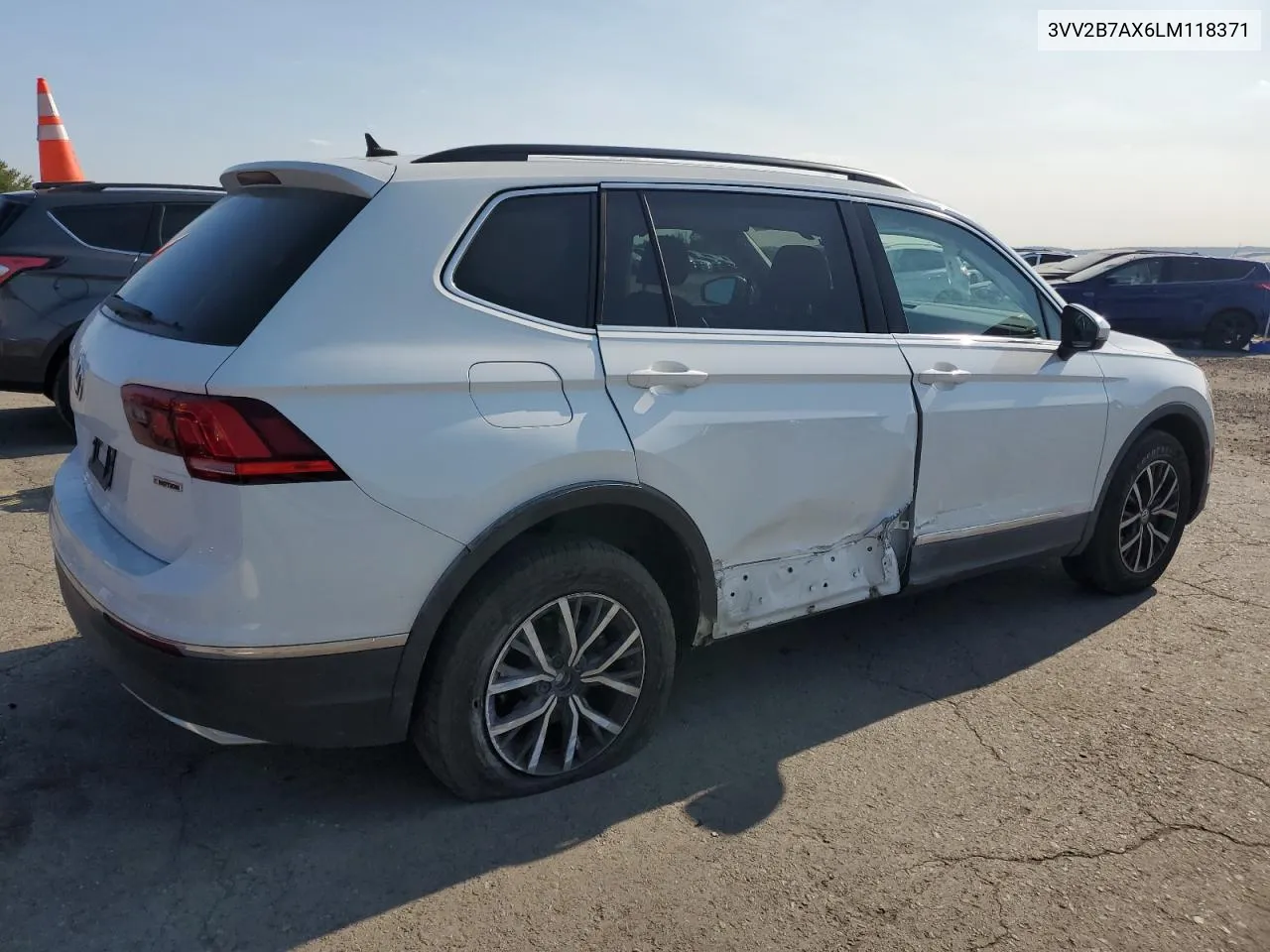 2020 Volkswagen Tiguan Se VIN: 3VV2B7AX6LM118371 Lot: 70512334