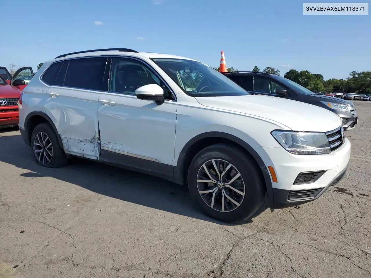 2020 Volkswagen Tiguan Se VIN: 3VV2B7AX6LM118371 Lot: 70512334