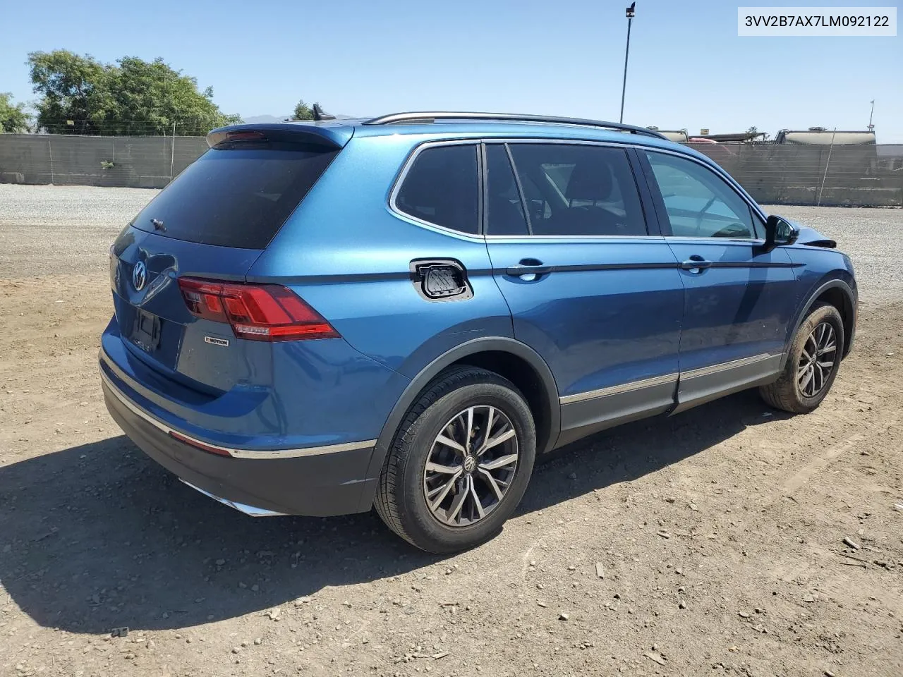 2020 Volkswagen Tiguan Se VIN: 3VV2B7AX7LM092122 Lot: 71267484