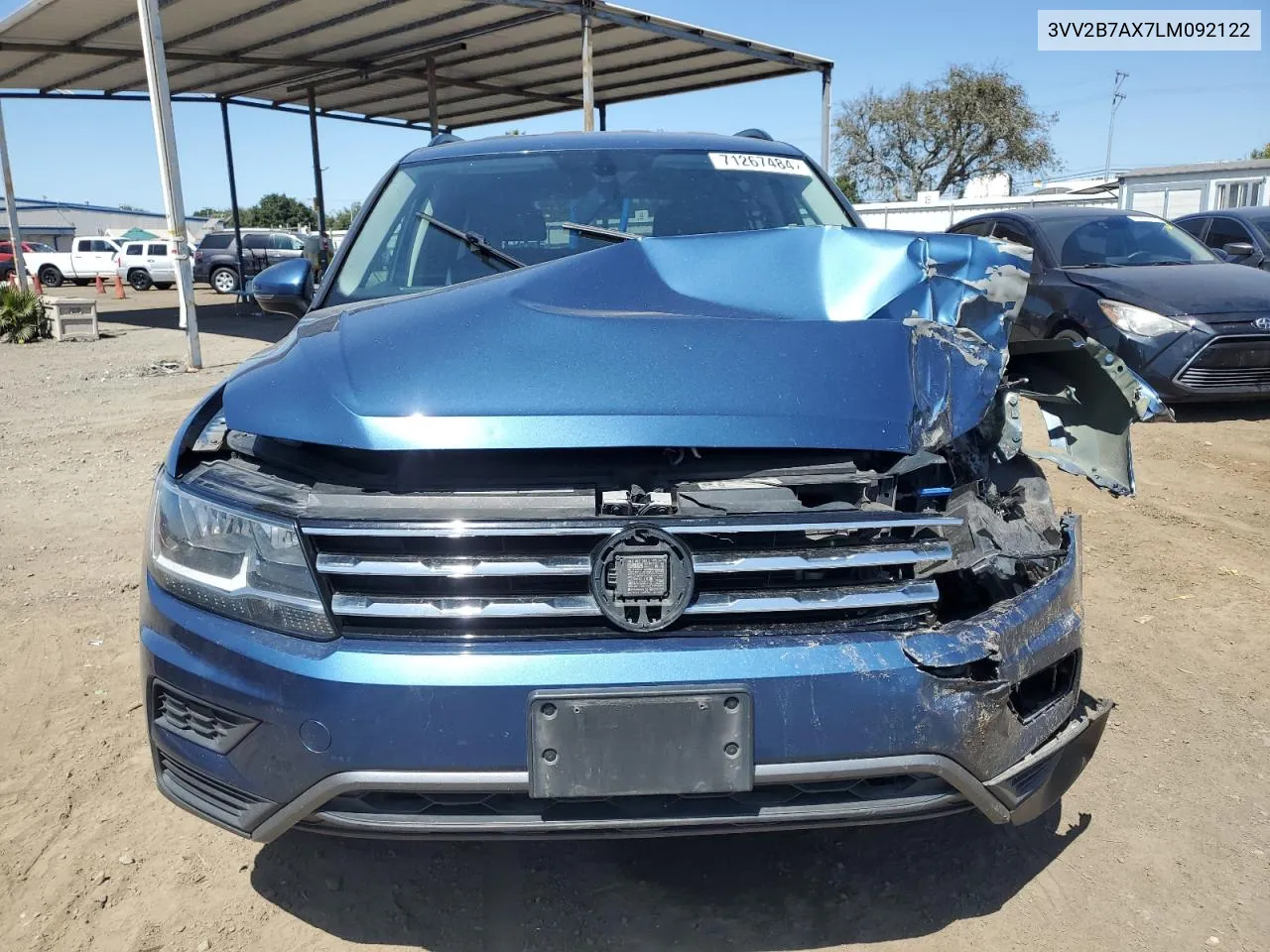 3VV2B7AX7LM092122 2020 Volkswagen Tiguan Se