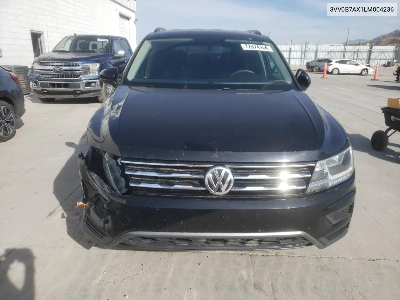 2020 Volkswagen Tiguan S VIN: 3VV0B7AX1LM004236 Lot: 72074454