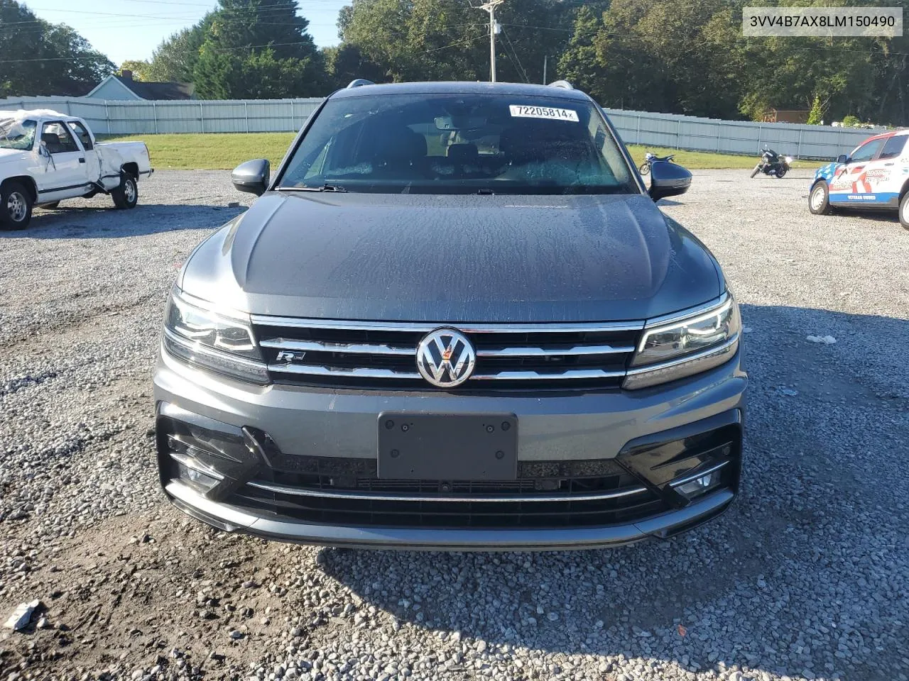 2020 Volkswagen Tiguan Sel Premium R-Line VIN: 3VV4B7AX8LM150490 Lot: 72205814