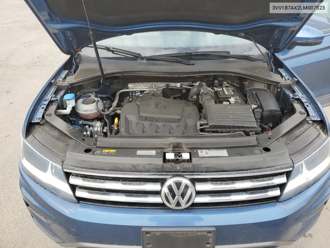 3VV1B7AX2LM007523 2020 Volkswagen Tiguan S