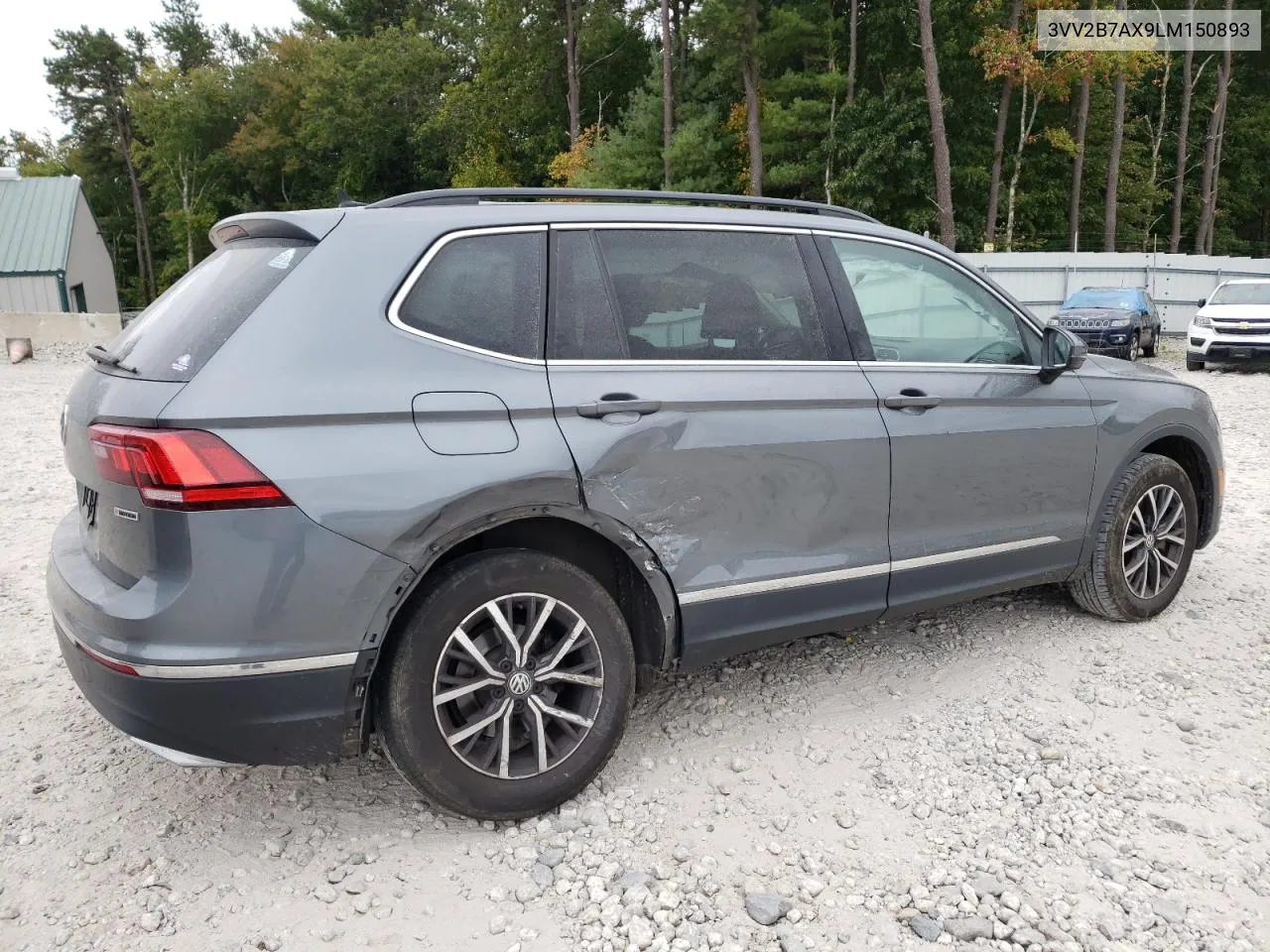 2020 Volkswagen Tiguan Se VIN: 3VV2B7AX9LM150893 Lot: 72539374