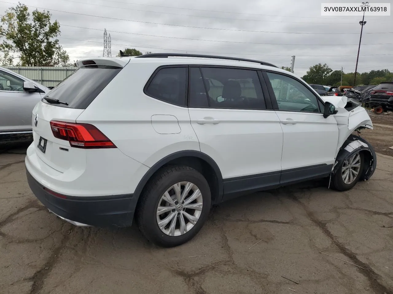 2020 Volkswagen Tiguan S VIN: 3VV0B7AXXLM163918 Lot: 72607914