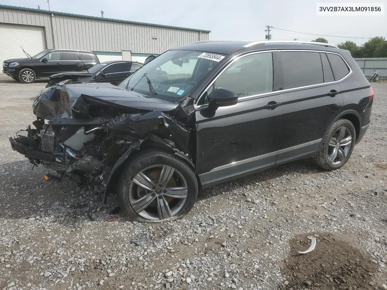 2020 Volkswagen Tiguan Se VIN: 3VV2B7AX3LM091856 Lot: 72893844