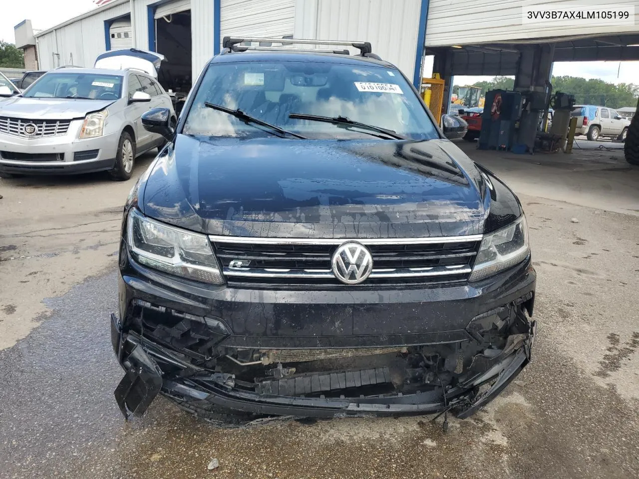 2020 Volkswagen Tiguan Se VIN: 3VV3B7AX4LM105199 Lot: 73155054