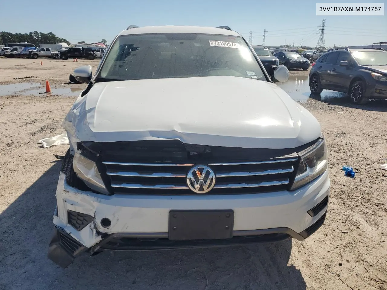 2020 Volkswagen Tiguan S VIN: 3VV1B7AX6LM174757 Lot: 73189574