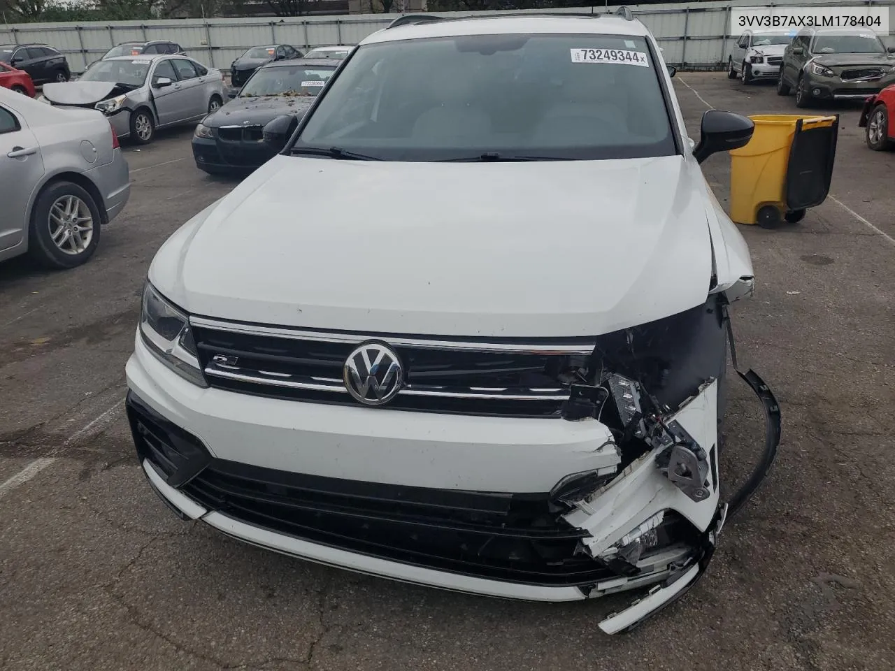 2020 Volkswagen Tiguan Se VIN: 3VV3B7AX3LM178404 Lot: 73249344