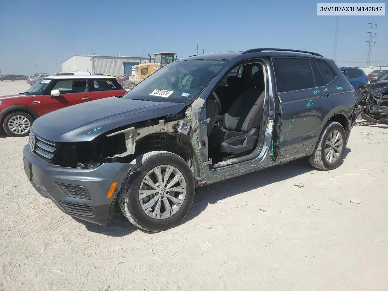 3VV1B7AX1LM142847 2020 Volkswagen Tiguan S