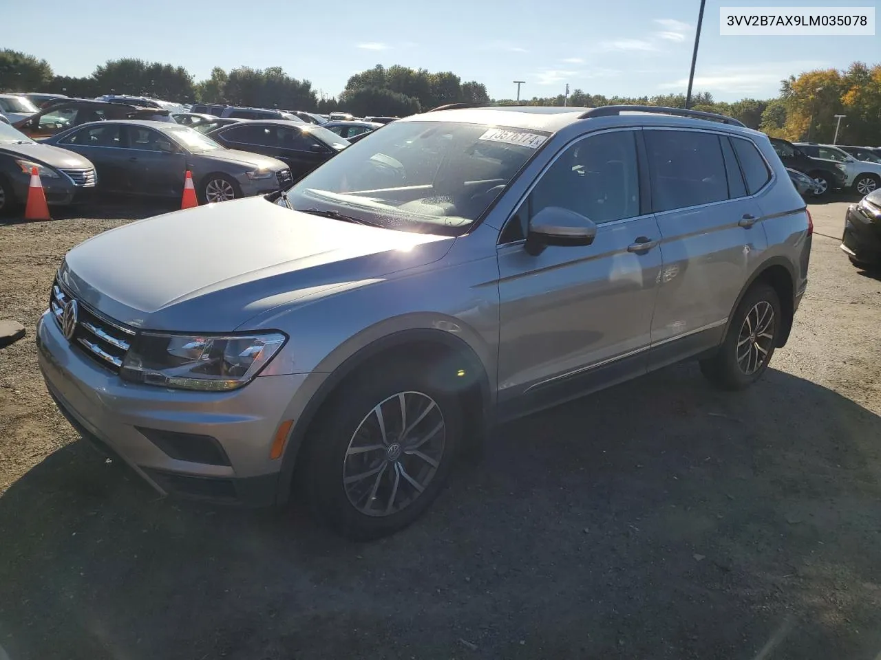 2020 Volkswagen Tiguan Se VIN: 3VV2B7AX9LM035078 Lot: 73576174