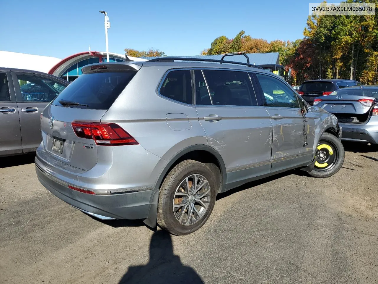 2020 Volkswagen Tiguan Se VIN: 3VV2B7AX9LM035078 Lot: 73576174